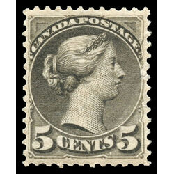 canada stamp 42 queen victoria 5 1888 M VF 048