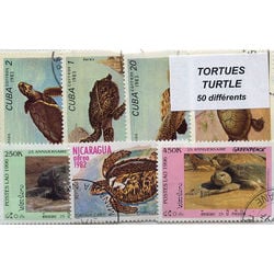 turtles on stamps