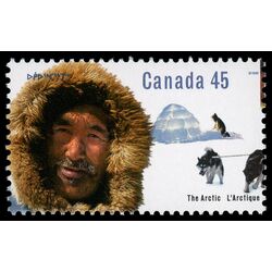 canada stamp 1576 inuk man igloo sled dogs 45 1995