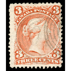 canada stamp 33 queen victoria 3 1868 U F VF 028