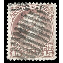 canada stamp 29b queen victoria 15 1868 U F VF 025