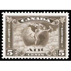 canada stamp c air mail c2 mercury with scroll in hand 5 1930 M VFNH 034