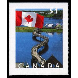 canada stamp 2136 flag over the bridge bouctouche nb 51 2005