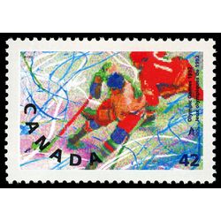 canada stamp 1401 ice hockey 42 1992