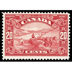 canada stamp 157 harvesting wheat 20 1929 M FNH 046