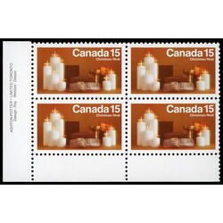 canada stamp 609 christmas candles 15 1972 PB LL