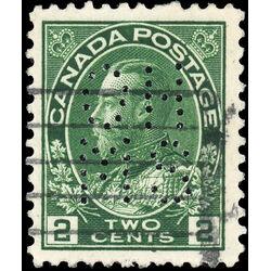 canada stamp o official o8 107 king george v 2 1912