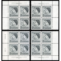 canada stamp 374 royal visit 5 1957 PB SET %231