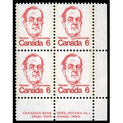 canada stamp 591iii lester b pearson 6 1973 PB LR %231