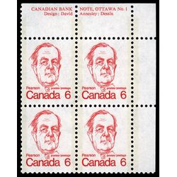 canada stamp 591 lester b pearson 6 1973 PB UR %231