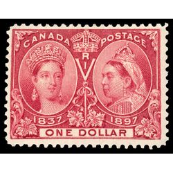 canada stamp 61 queen victoria diamond jubilee 1 1897 M F VF 118