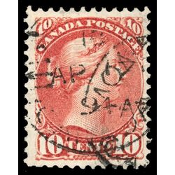 canada stamp 45 queen victoria 10 1897 U VF 053