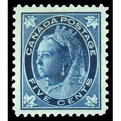 canada stamp 70 queen victoria 5 1897 M XF 037