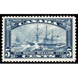 canada stamp 204 royal william 5 1933 M VFNH 041