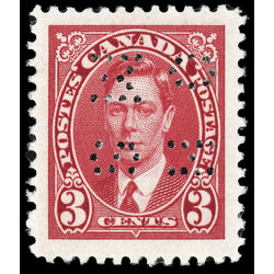 canada stamp o official o10 233 king george vi 3 1937