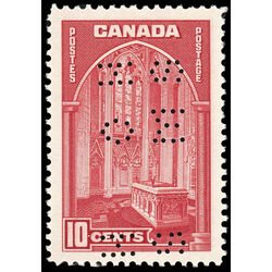 canada stamp o official o10 241 memorial chamber 10 1938