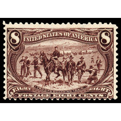 us stamp postage issues 289 troops guarding train 8 1898 M 004