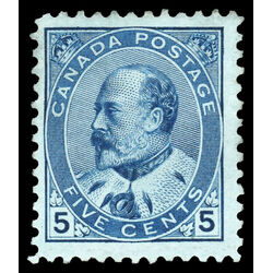 canada stamp 91 edward vii 5 1903 M F VFNG 055