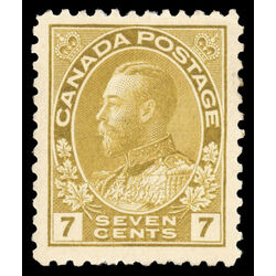 canada stamp 113b king george v 7 1912 M VF 010