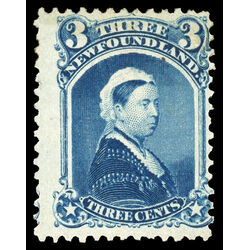 newfoundland stamp 34 queen victoria 3 1873 M FOG 020