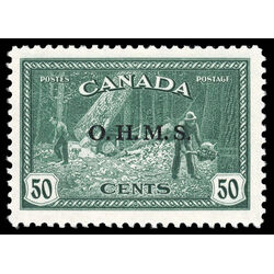 canada stamp o official o9 lumbering 50 1949 M VF 035
