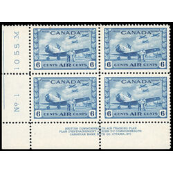 canada stamp c air mail c7 british commonwealth air training plan 6 1942 PB LL %231 010