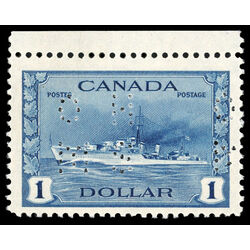 canada stamp o official o9 262 destroyer 1 00 1942 M VFNH 006