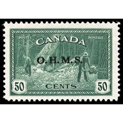 canada stamp o official o9 lumbering 50 1949 M VFNH 036
