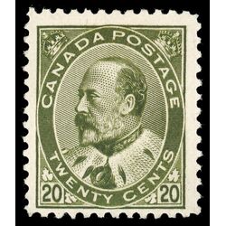 canada stamp 94 edward vii 20 1904 M F VF 034
