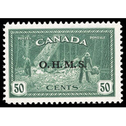 canada stamp o official o9 lumbering 50 1949 M VF 037