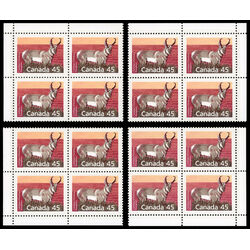 canada stamp 1172d pronghorn 45 1990 CB SET 004