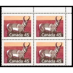 canada stamp 1172d pronghorn 45 1990 CB SET 004