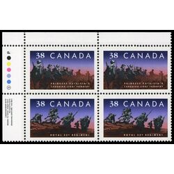 canada stamp 1250ii canadian infantry regiments 1989 PB SET 006