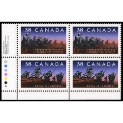 canada stamp 1250ii canadian infantry regiments 1989 PB SET 006