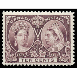 canada stamp 57 queen victoria diamond jubilee 10 1897 M VFNH 099
