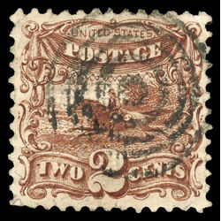 us stamp postage issues 113 pony express 2 1869 U 002