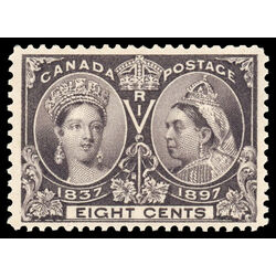 canada stamp 56 queen victoria diamond jubilee 8 1897 M VF 109