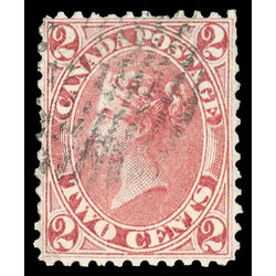 canada stamp 20 queen victoria 2 1859 U VF 091