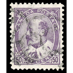canada stamp 95 edward vii 50 1908 U XF 087