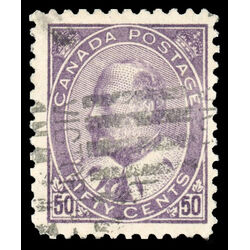 canada stamp 95 edward vii 50 1908 U F VF 088