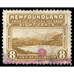 newfoundland stamp 99 mosquito 8 1911 U VF 014