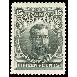 newfoundland stamp 103 king george v 15 1911 M VF 008