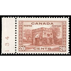 canada stamp 243 fort garry gate winnipeg 20 1938 M VFNH 044
