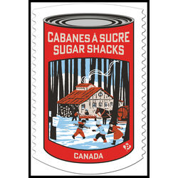 canada stamp 3536 sugar shacks red 2026