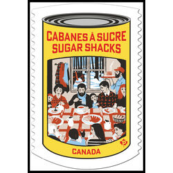 canada stamp 3537 sugar shacks yellow 2026