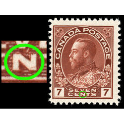 canada stamp 114v king george v 7 1924 M FNH 016