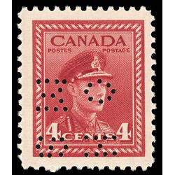 canada stamp o official o10 254 king george vi 4 1942