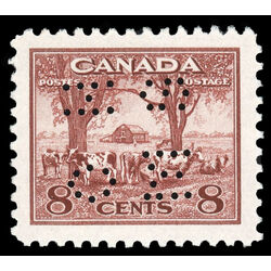 canada stamp o official o10 256 farm scene 8 1942