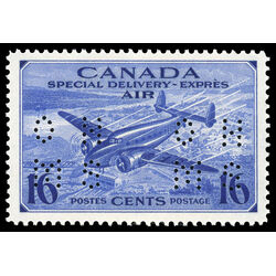 canada stamp o official o9 ce1 trans canada airplane 16 1942