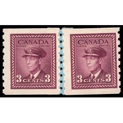 canada stamp 266re pa king george vi 1943 M F VFNH 002
